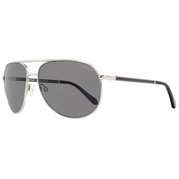 Corsa Aviator Sunglasses Marko C02 Palladium/Carbon Fiber Polarized - Picture 1 of 2